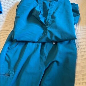 Figs Women's Scrub Set in Teal Blue